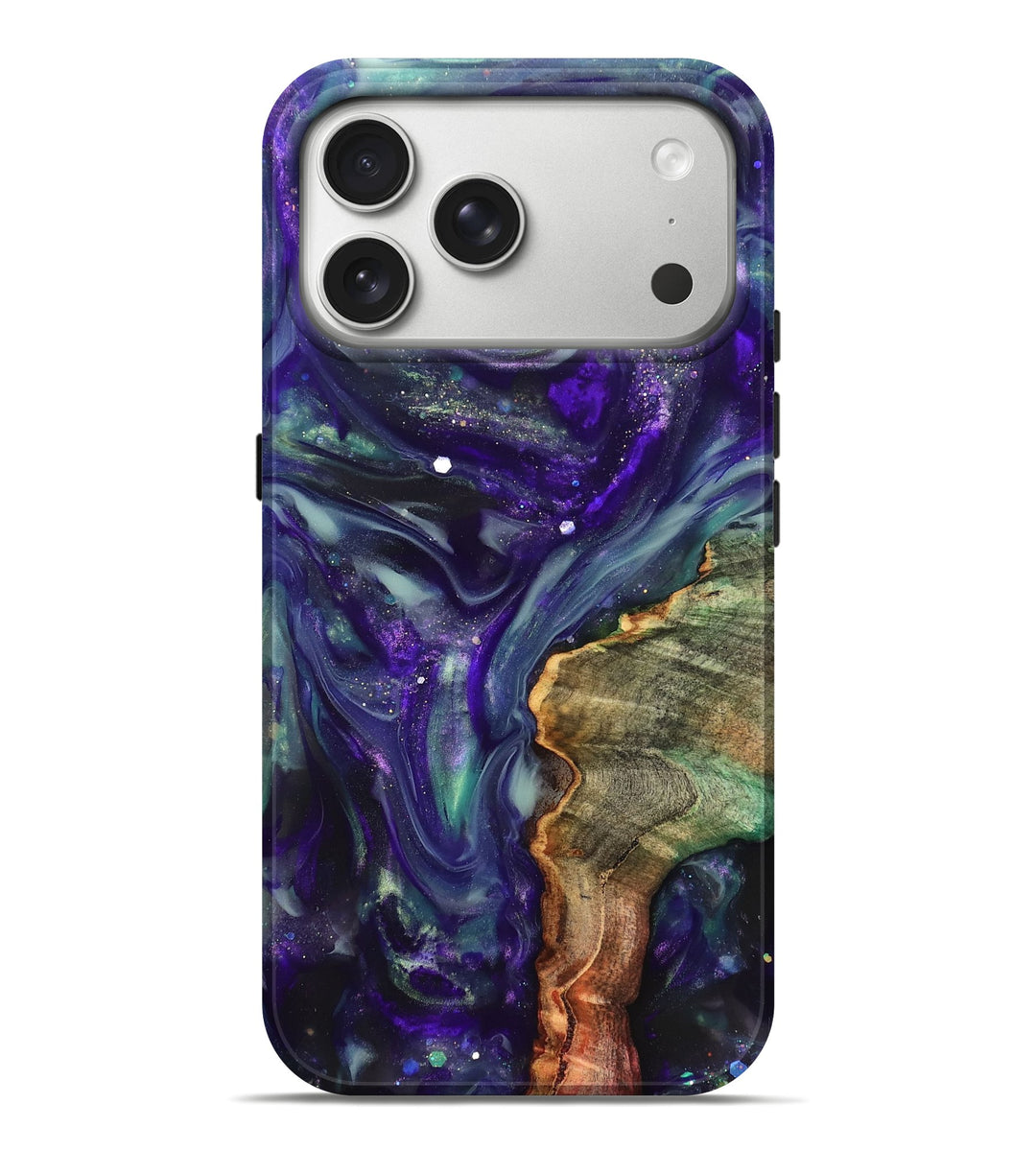 iPhone 17 Pro Max Wood Live Edge Phone Case - Odis (Cosmos, 825106)