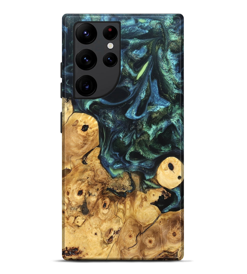 Galaxy S22 Ultra Wood Live Edge Phone Case - Mahlon (Cosmos, 825110)