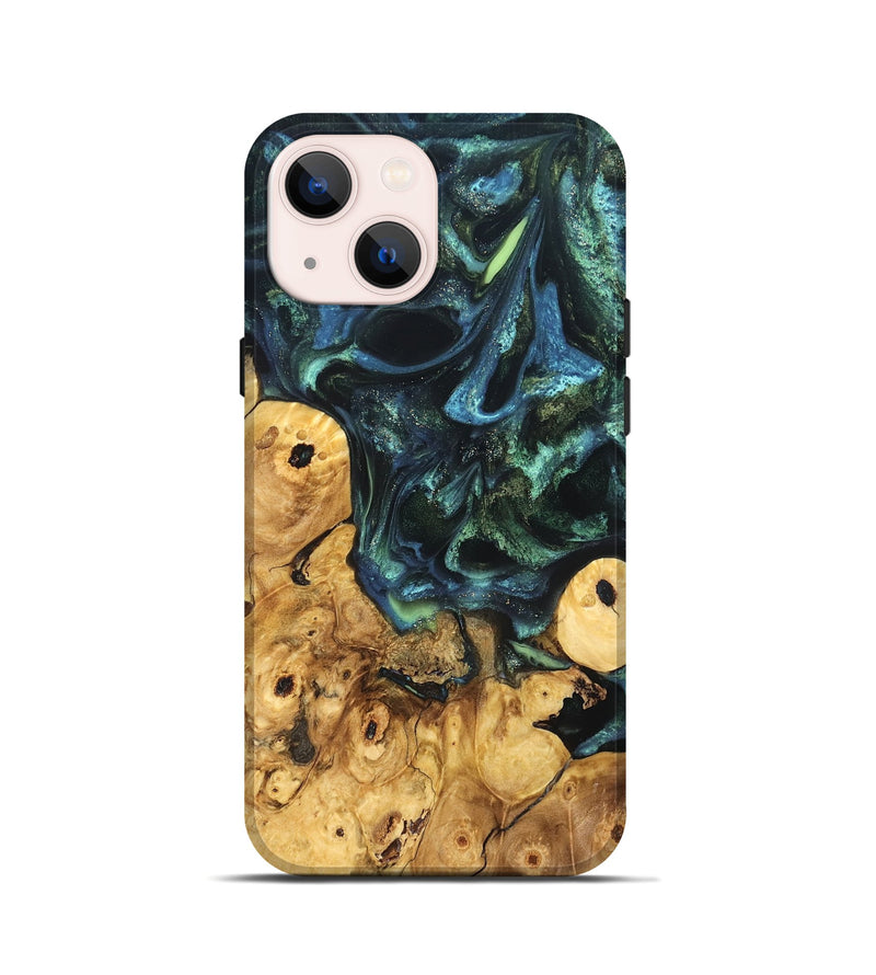 iPhone 13 mini Wood Live Edge Phone Case - Mahlon (Cosmos, 825110)