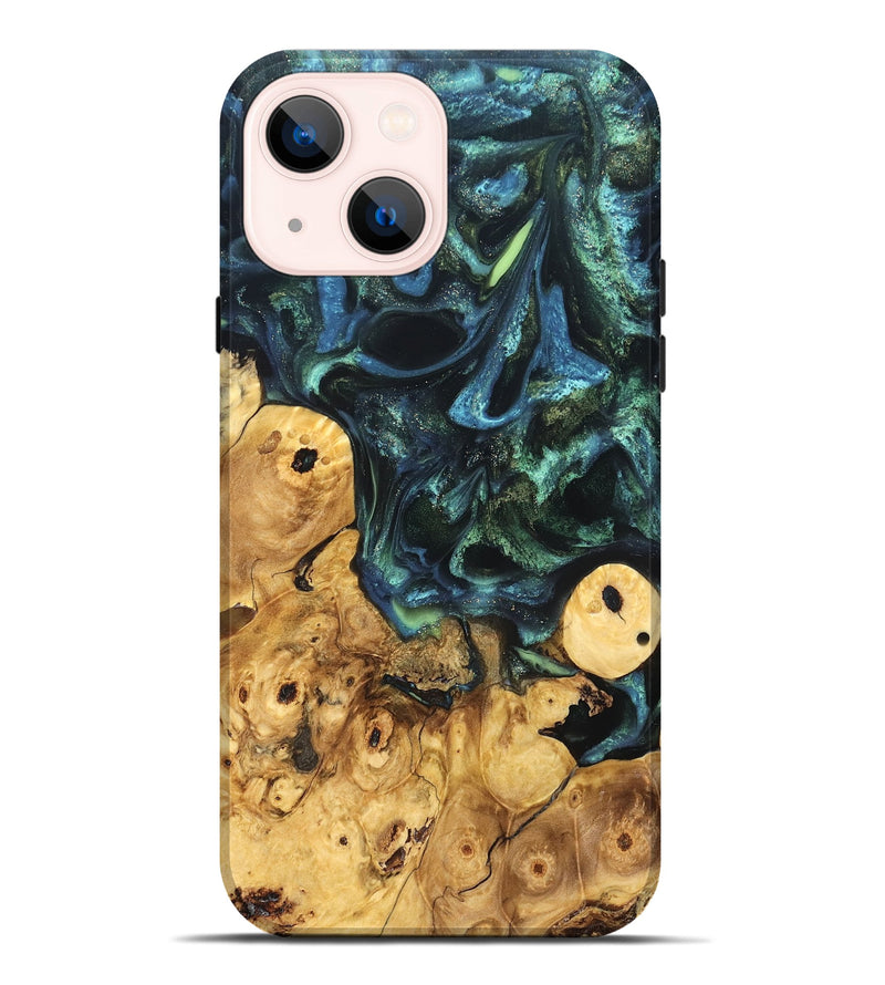 iPhone 14 Plus Wood Live Edge Phone Case - Mahlon (Cosmos, 825110)