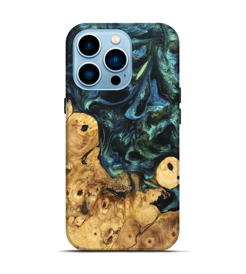 iPhone 14 Pro Wood Live Edge Phone Case - Mahlon (Cosmos, 825110)