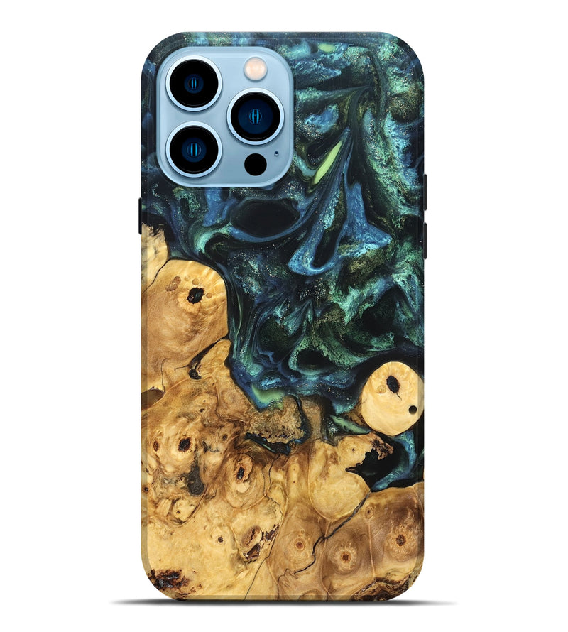iPhone 14 Pro Max Wood Live Edge Phone Case - Mahlon (Cosmos, 825110)