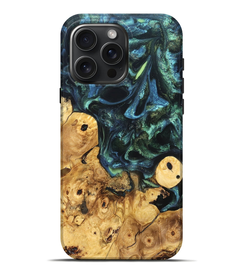 iPhone 16 Pro Max Wood Live Edge Phone Case - Mahlon (Cosmos, 825110)