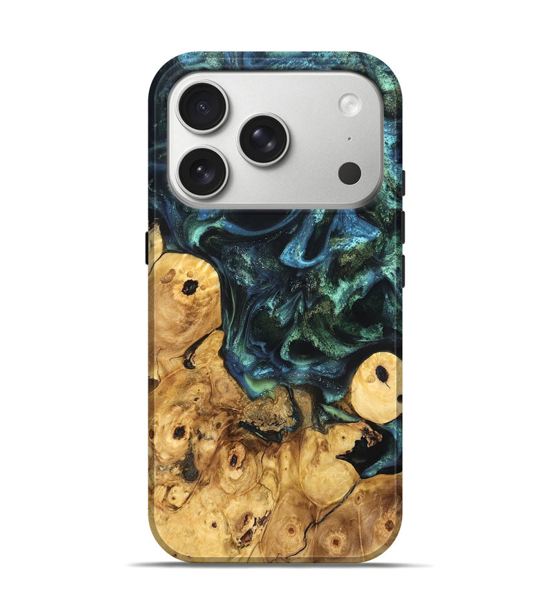 iPhone 17 Pro Wood Live Edge Phone Case - Mahlon (Cosmos, 825110)