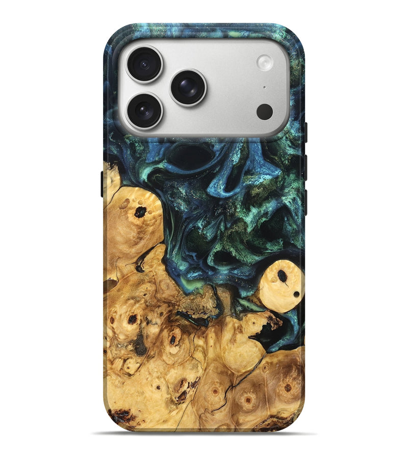 iPhone 17 Pro Max Wood Live Edge Phone Case - Mahlon (Cosmos, 825110)