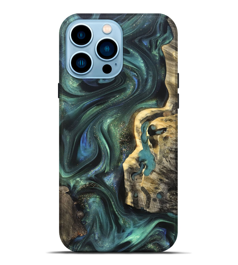 iPhone 14 Pro Max Wood Live Edge Phone Case - Ernesto (Cosmos, 825113)
