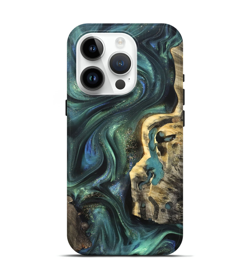 iPhone 15 Pro Wood Live Edge Phone Case - Ernesto (Cosmos, 825113)