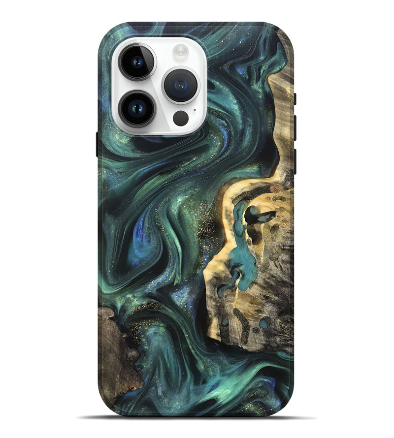 iPhone 15 Pro Max Wood Live Edge Phone Case - Ernesto (Cosmos, 825113)