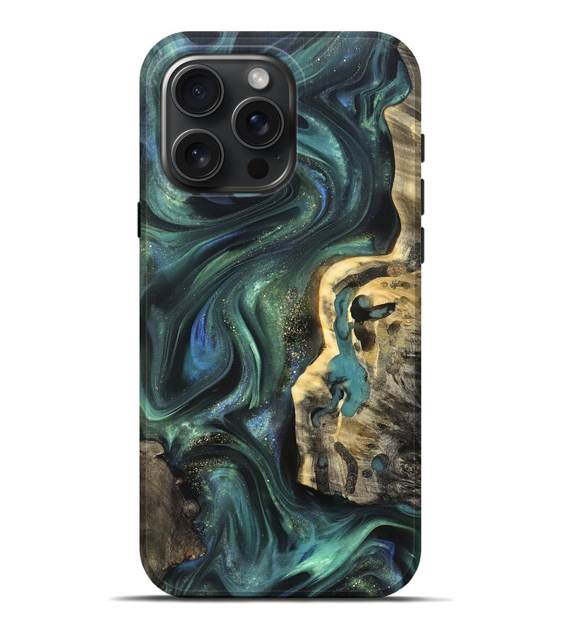 iPhone 16 Pro Max Wood Live Edge Phone Case - Ernesto (Cosmos, 825113)