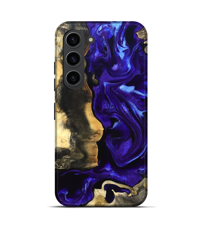 Galaxy S23 Wood Live Edge Phone Case - Jayden (Purple, 825115)