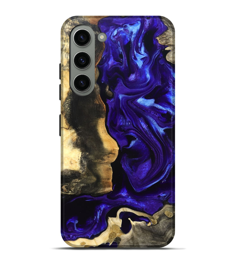 Galaxy S23 Plus Wood Live Edge Phone Case - Jayden (Purple, 825115)