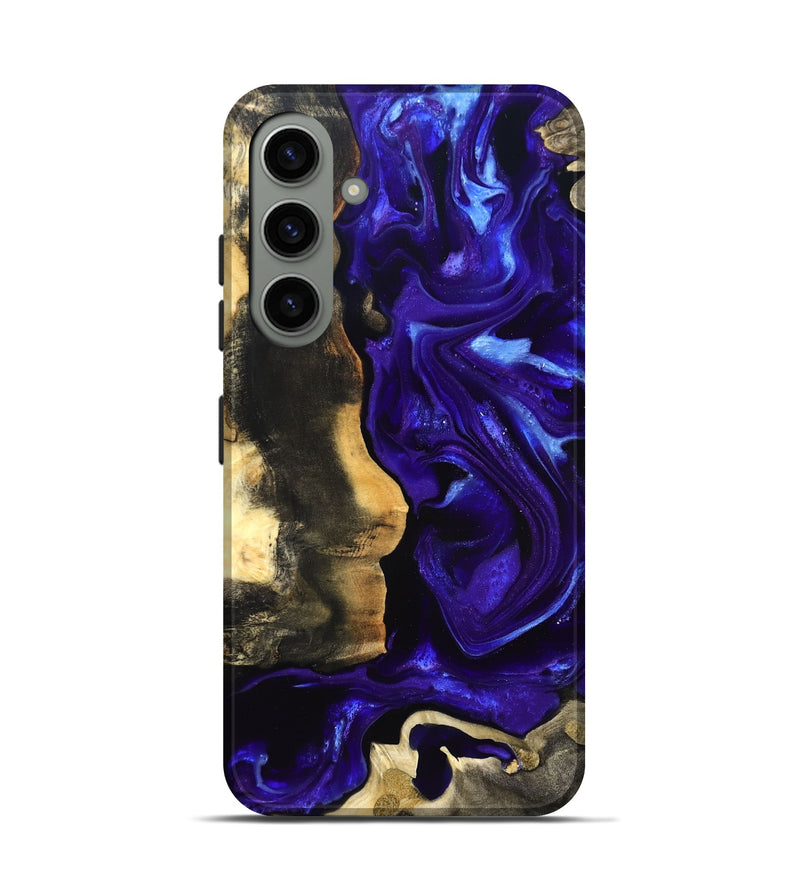 Galaxy S24 Wood Live Edge Phone Case - Jayden (Purple, 825115)