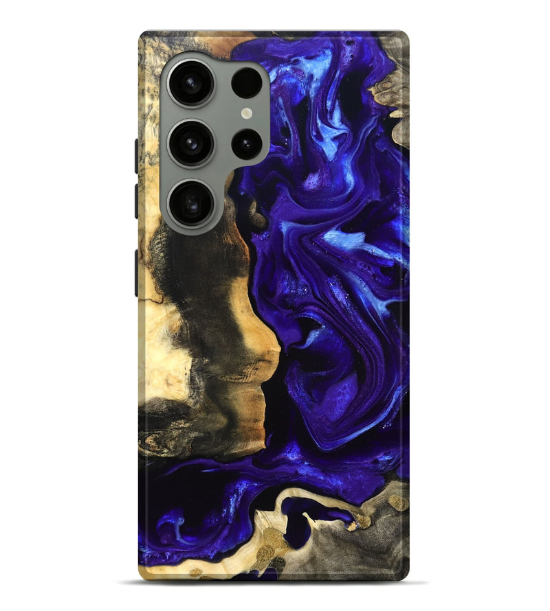 Galaxy S24 Ultra Wood Live Edge Phone Case - Jayden (Purple, 825115)