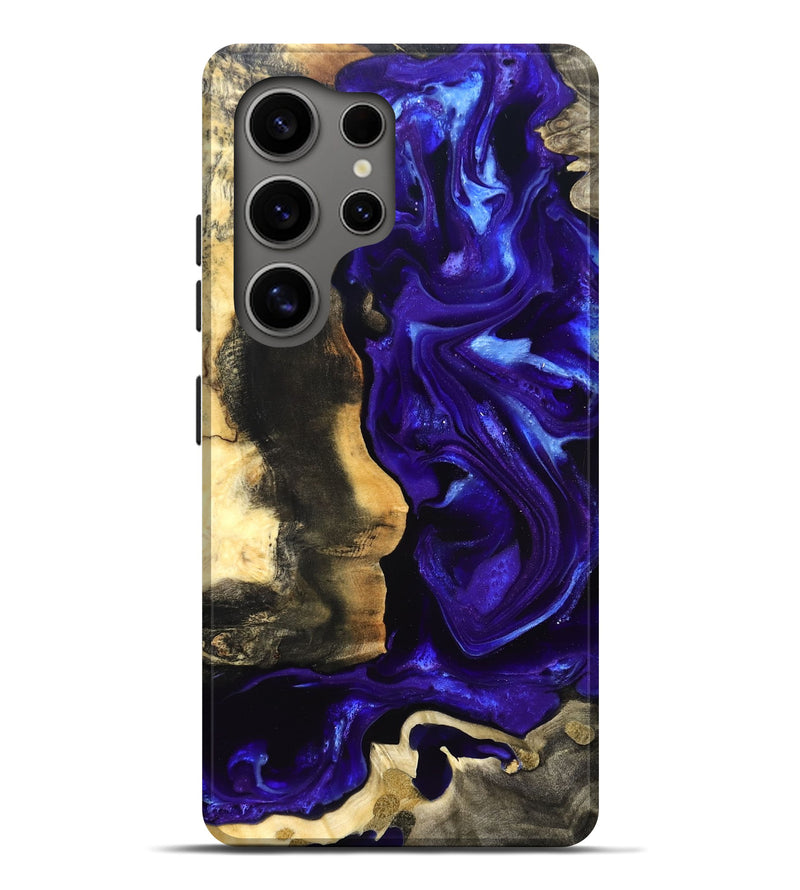 Galaxy S25 Ultra Wood Live Edge Phone Case - Jayden (Purple, 825115)