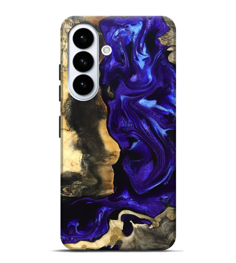Galaxy S26 Plus Wood Live Edge Phone Case - Jayden (Purple, 825115)