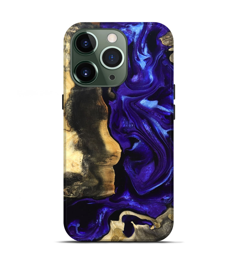 iPhone 13 Pro Wood Live Edge Phone Case - Jayden (Purple, 825115)