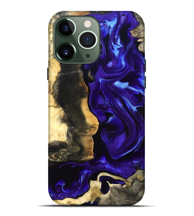 iPhone 13 Pro Max Wood Live Edge Phone Case - Jayden (Purple, 825115)