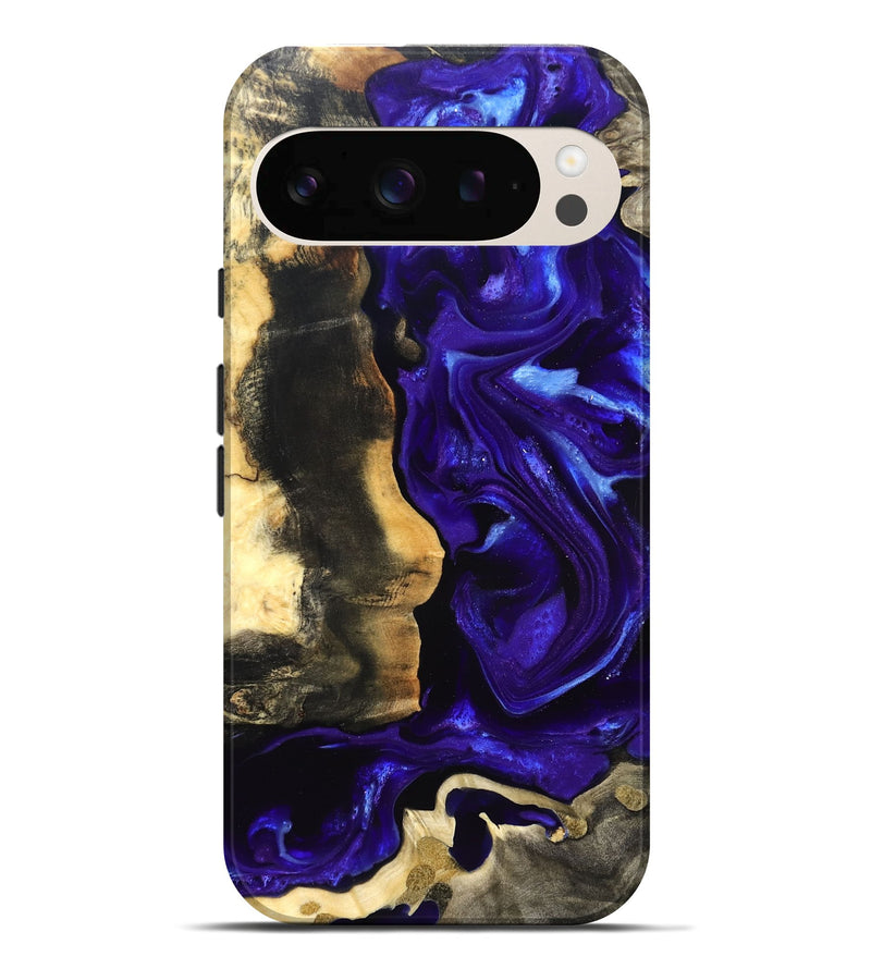 Pixel 10 Pro XL Wood Live Edge Phone Case - Jayden (Purple, 825115)