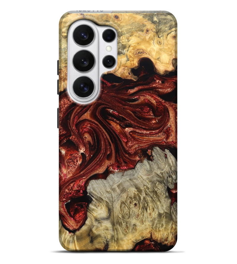 Galaxy S26 Ultra Wood Live Edge Phone Case - Alison (Red, 825116)