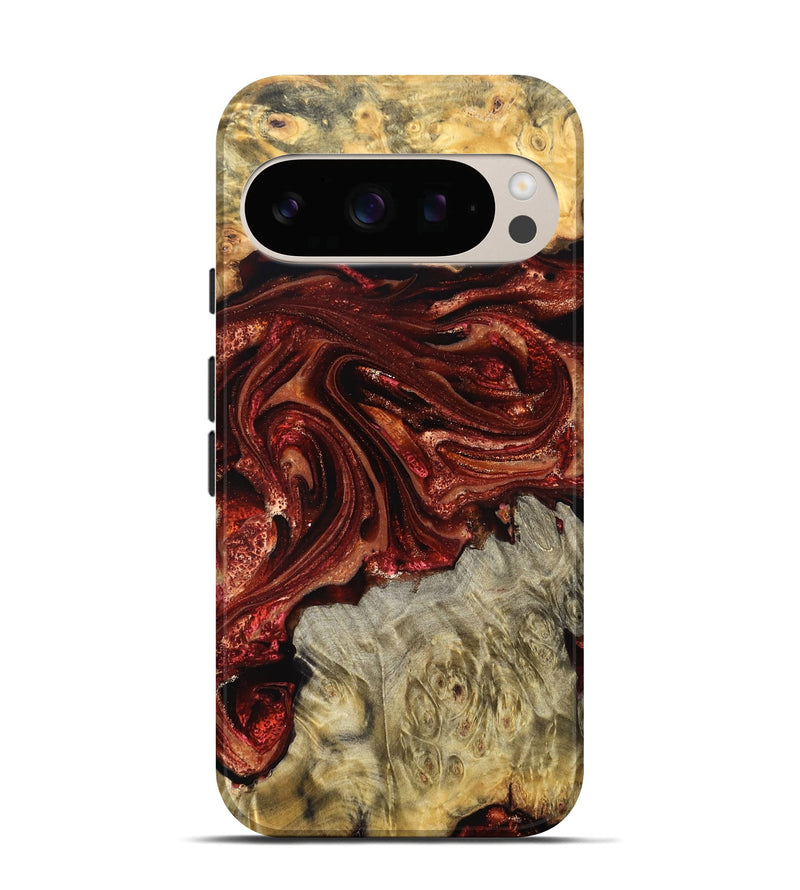 Pixel 10 Wood Live Edge Phone Case - Alison (Red, 825116)