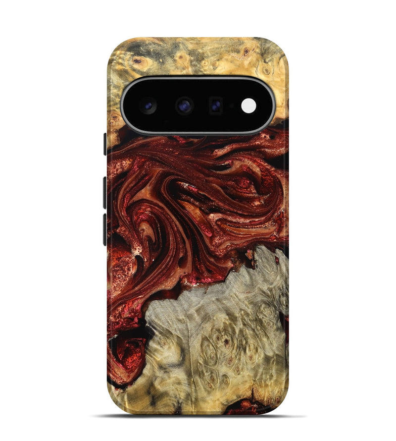 Pixel 11 Wood Live Edge Phone Case - Alison (Red, 825116)
