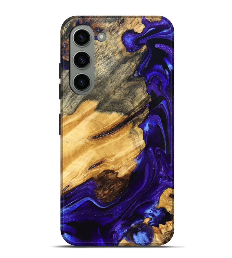 Galaxy S23 Plus Wood Live Edge Phone Case - Herbert (Purple, 825120)