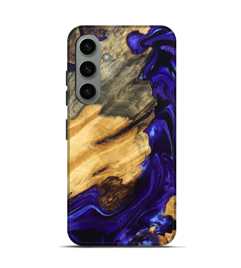 Galaxy S24 Wood Live Edge Phone Case - Herbert (Purple, 825120)