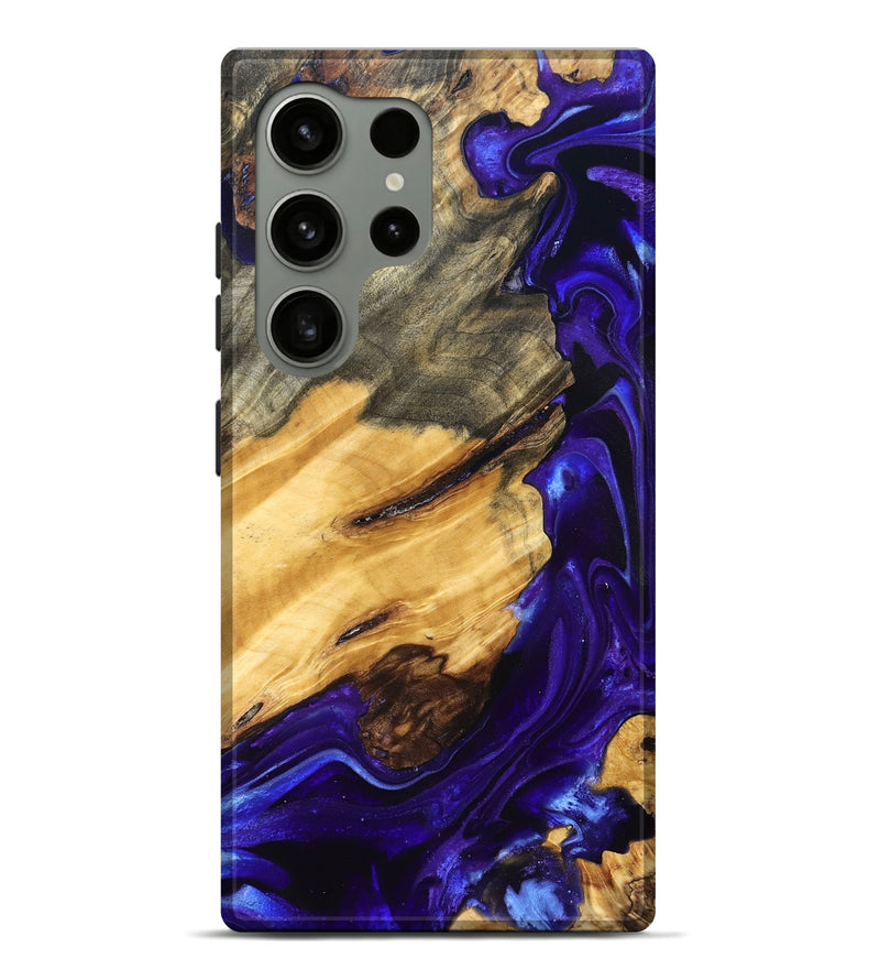Galaxy S24 Ultra Wood Live Edge Phone Case - Herbert (Purple, 825120)
