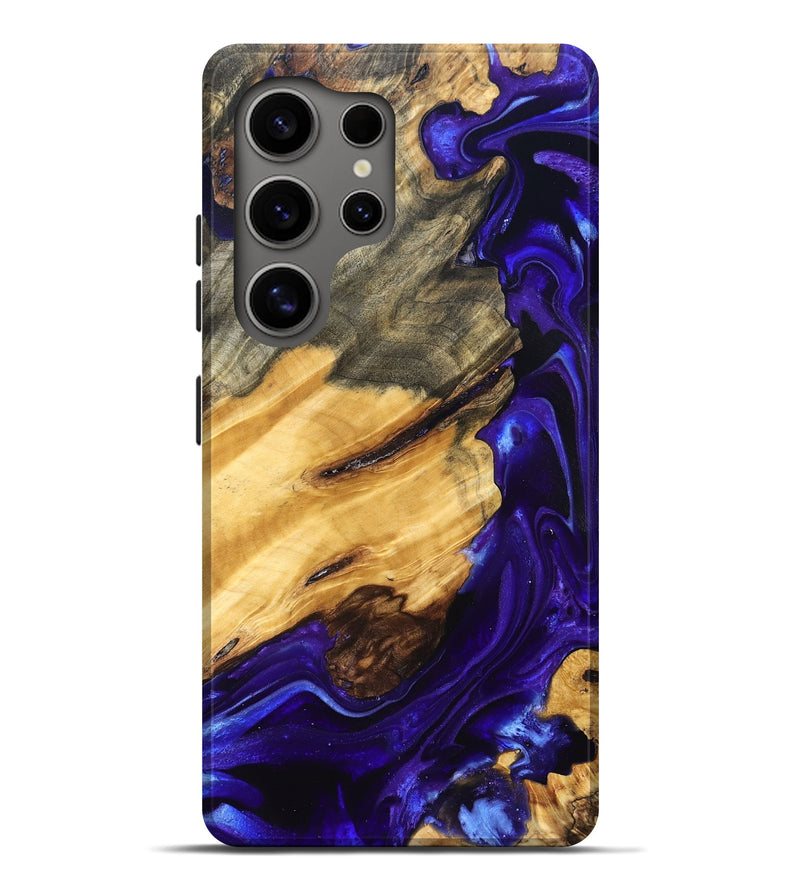 Galaxy S25 Ultra Wood Live Edge Phone Case - Herbert (Purple, 825120)