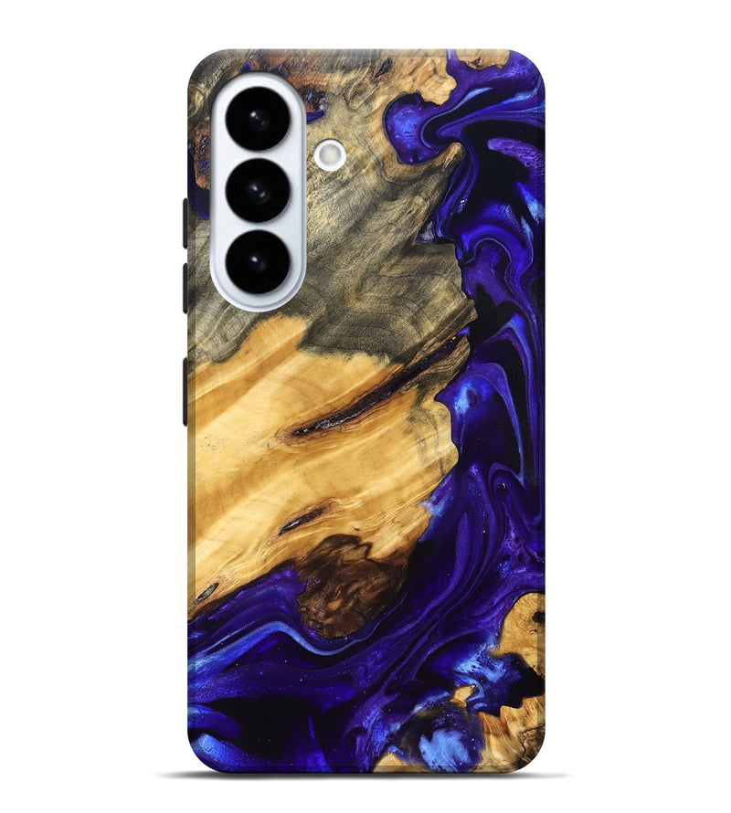 Galaxy S26 Plus Wood Live Edge Phone Case - Herbert (Purple, 825120)