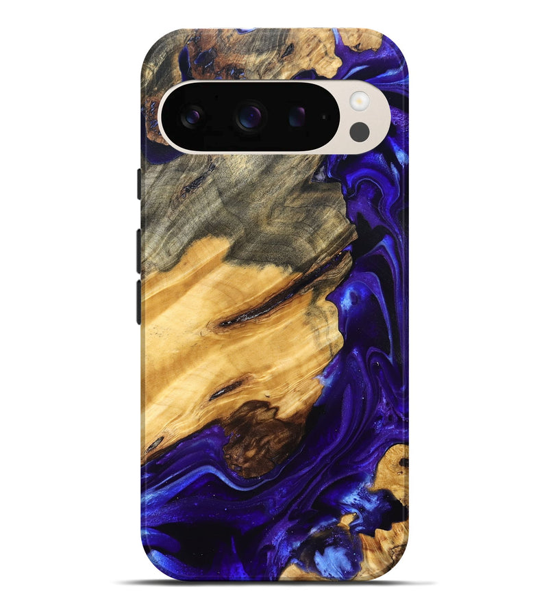 Pixel 10 Pro XL Wood Live Edge Phone Case - Herbert (Purple, 825120)