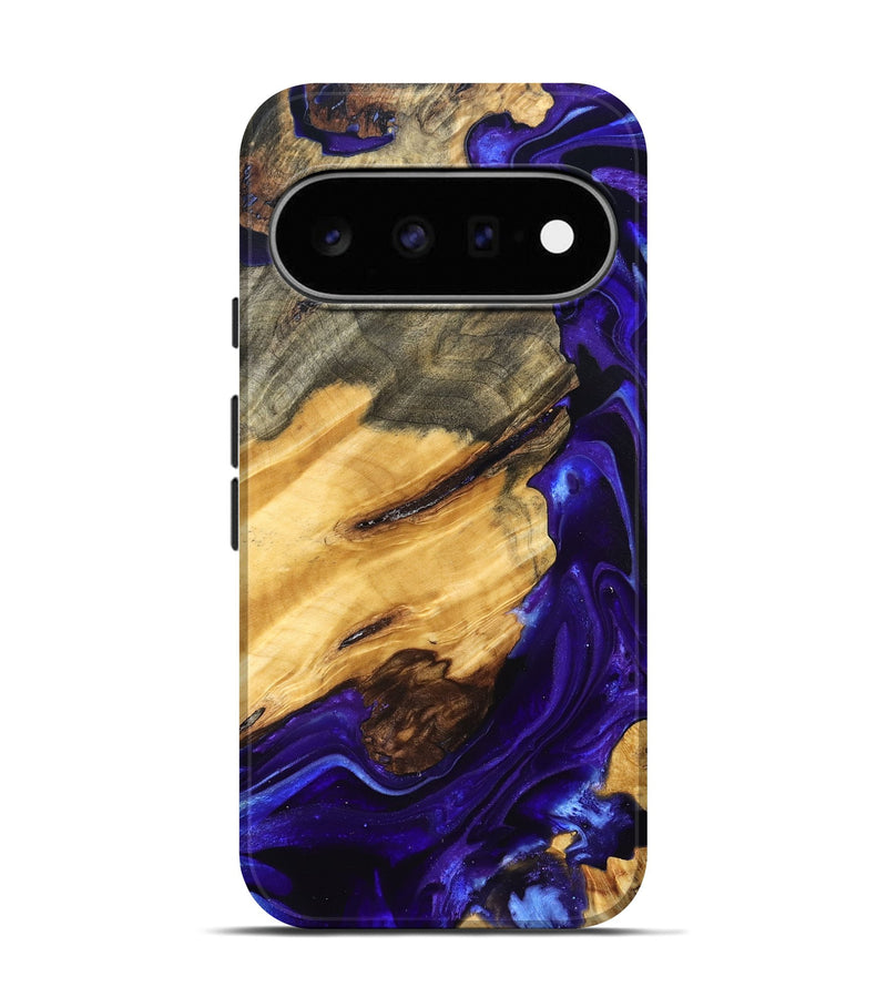 Pixel 11 Pro Wood Live Edge Phone Case - Herbert (Purple, 825120)