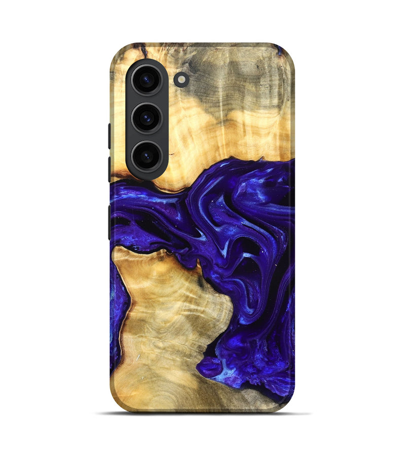 Galaxy S23 Wood Live Edge Phone Case - Rosetta (Purple, 825125)