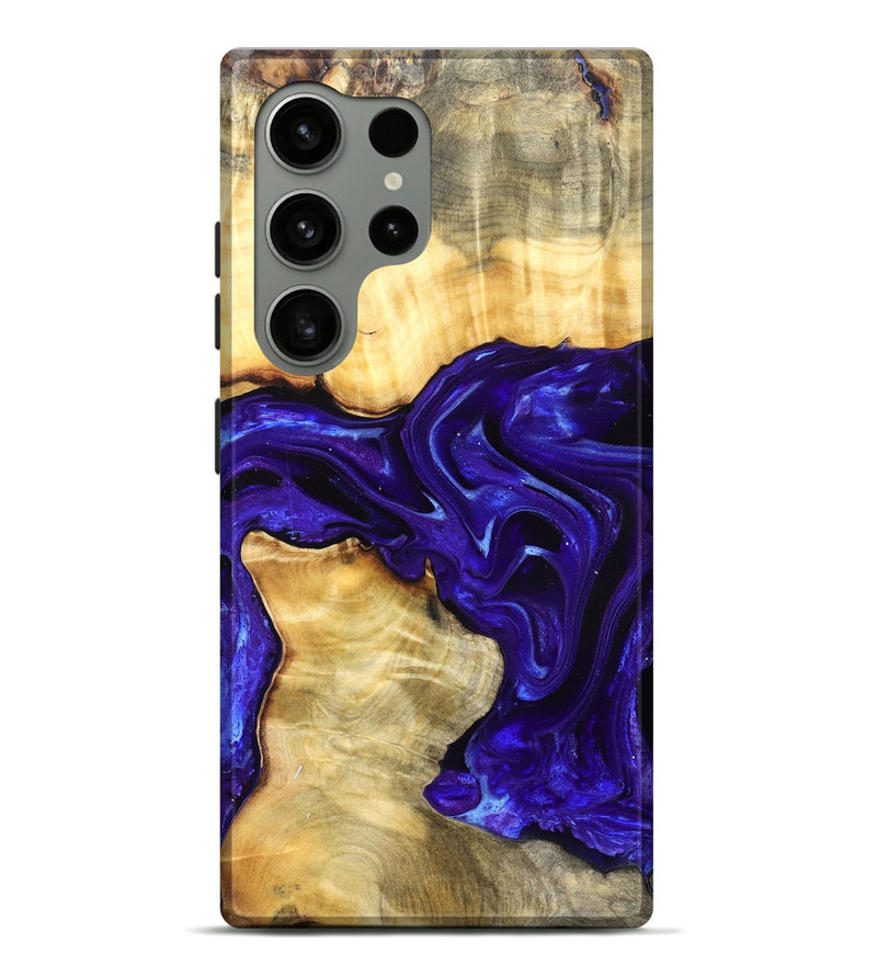 Galaxy S24 Ultra Wood Live Edge Phone Case - Rosetta (Purple, 825125)