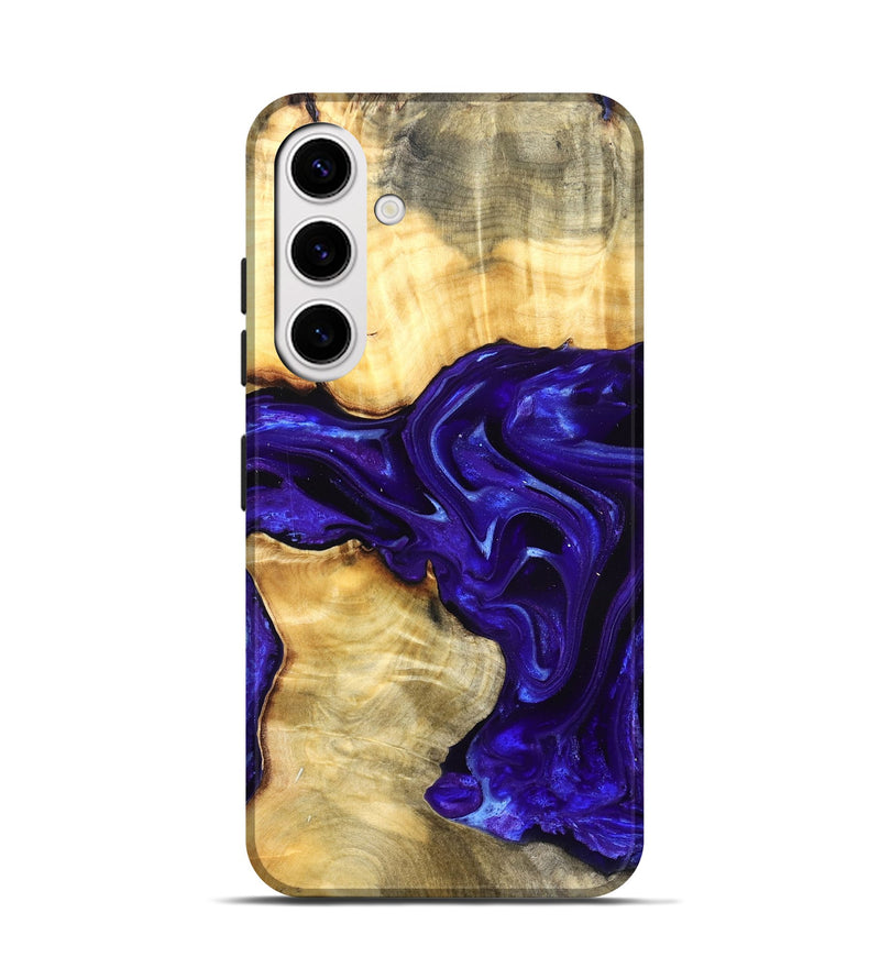 Galaxy S25 Wood Live Edge Phone Case - Rosetta (Purple, 825125)