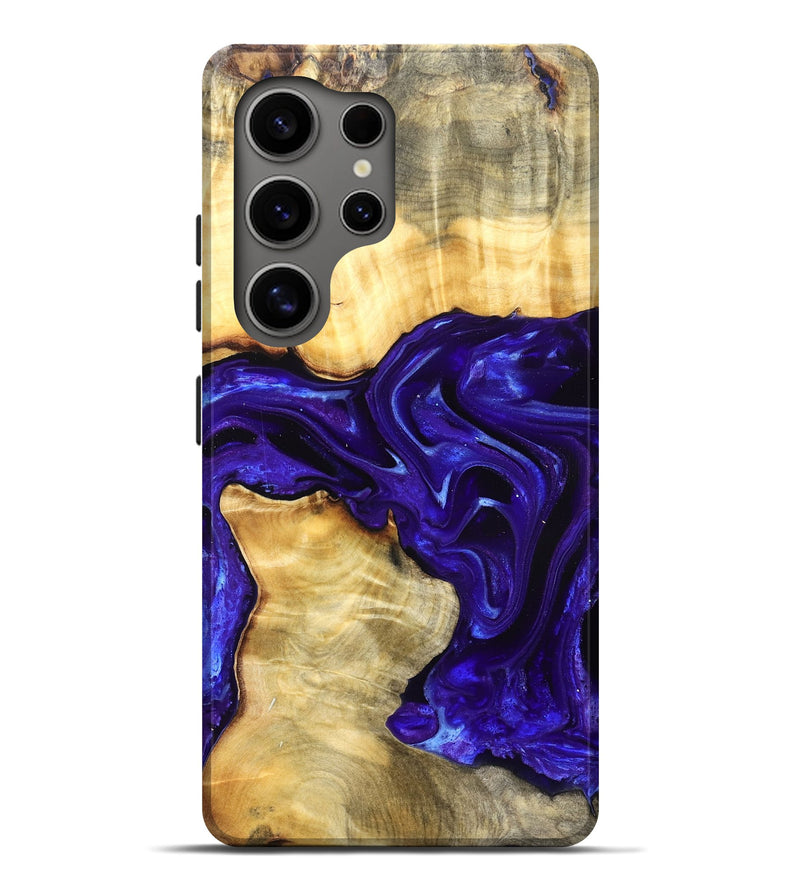 Galaxy S25 Ultra Wood Live Edge Phone Case - Rosetta (Purple, 825125)