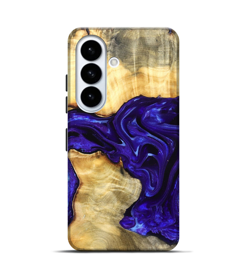 Galaxy S26 Wood Live Edge Phone Case - Rosetta (Purple, 825125)