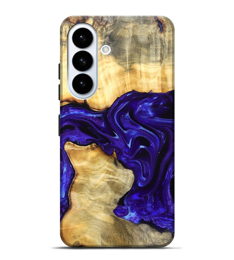 Galaxy S26 Plus Wood Live Edge Phone Case - Rosetta (Purple, 825125)