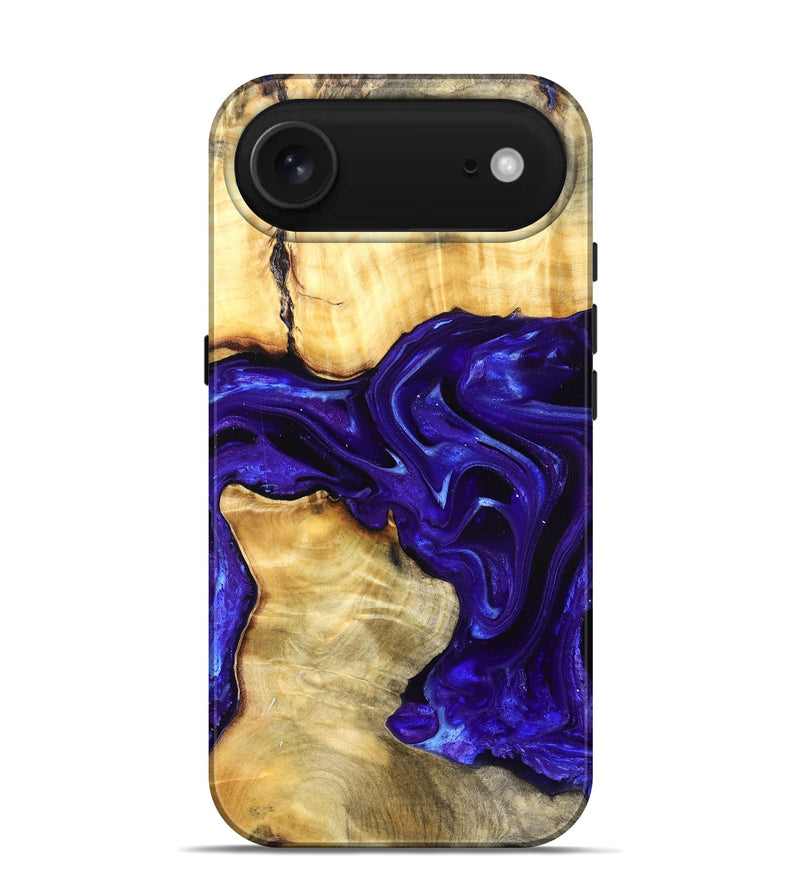 iPhone 17 Air Wood Live Edge Phone Case - Rosetta (Purple, 825125)