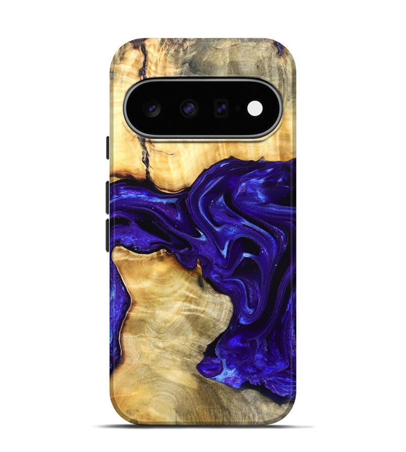 Pixel 11 Pro Wood Live Edge Phone Case - Rosetta (Purple, 825125)