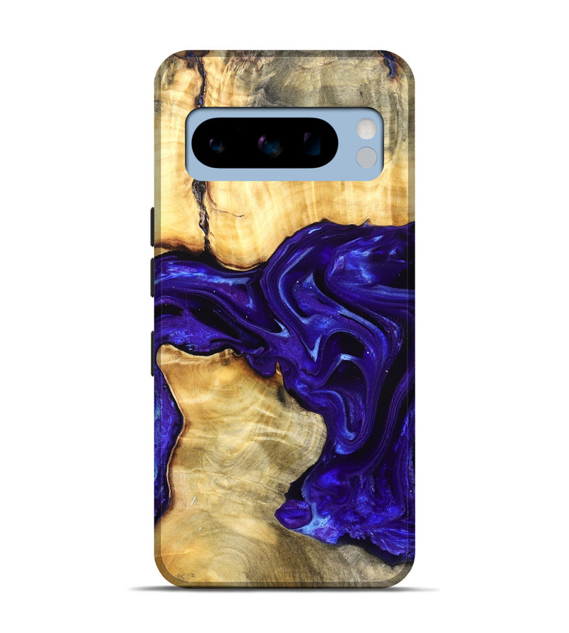 Pixel 8 Pro Wood Live Edge Phone Case - Rosetta (Purple, 825125)