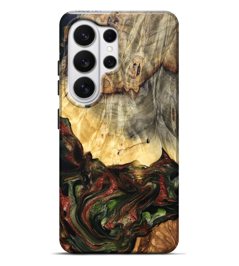 Galaxy S26 Ultra Wood Live Edge Phone Case - Thomas (Green, 825127)