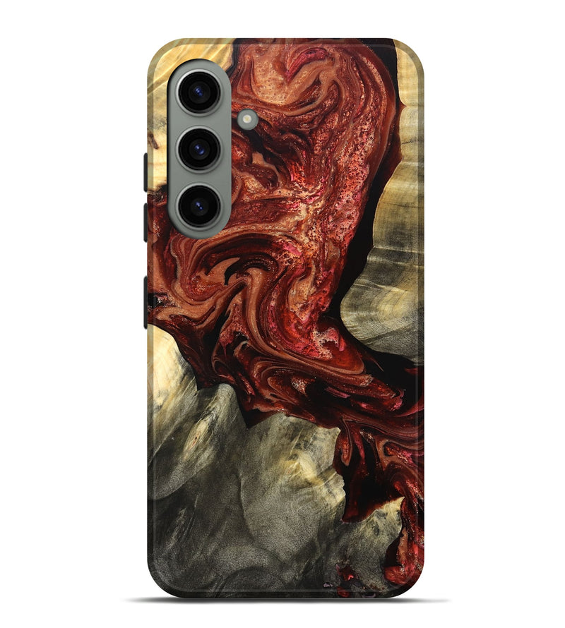 Galaxy S24 Plus Wood Live Edge Phone Case - Marcos (Red, 825129)