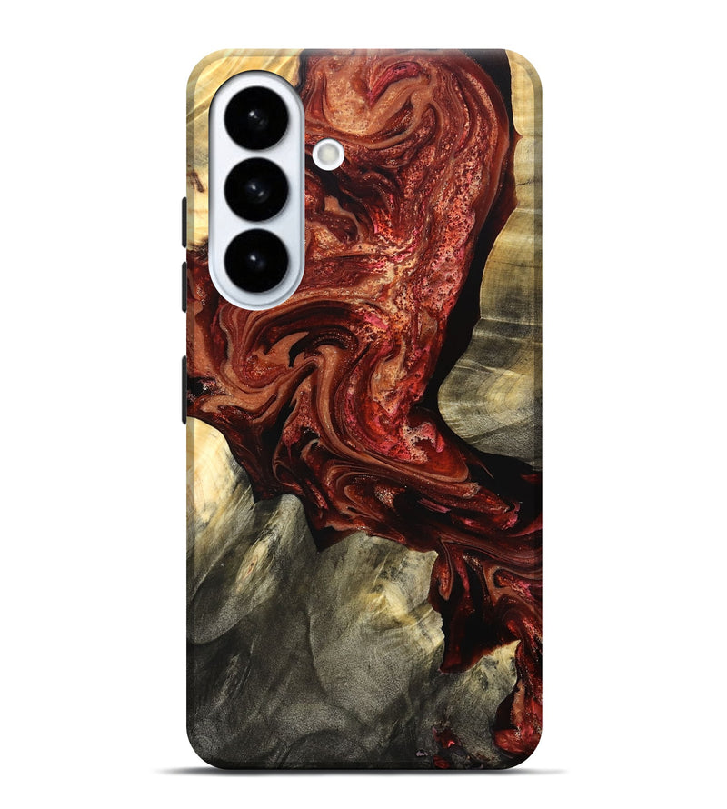 Galaxy S26 Plus Wood Live Edge Phone Case - Marcos (Red, 825129)
