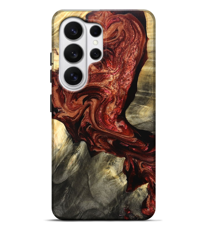 Galaxy S26 Ultra Wood Live Edge Phone Case - Marcos (Red, 825129)