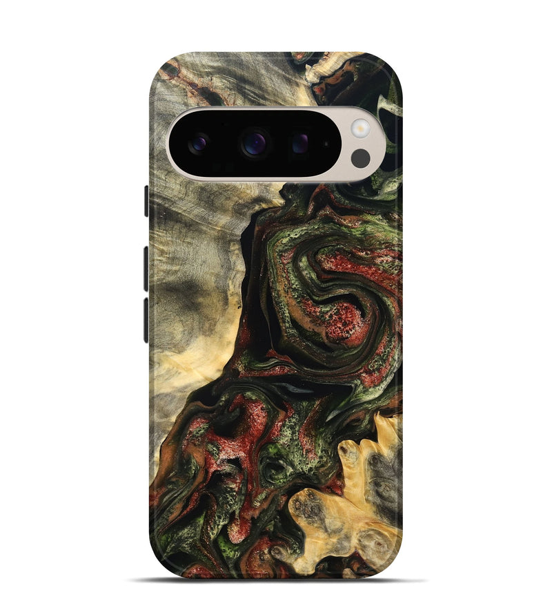 Pixel 10 Wood Live Edge Phone Case - Rosario (Red, 825130)