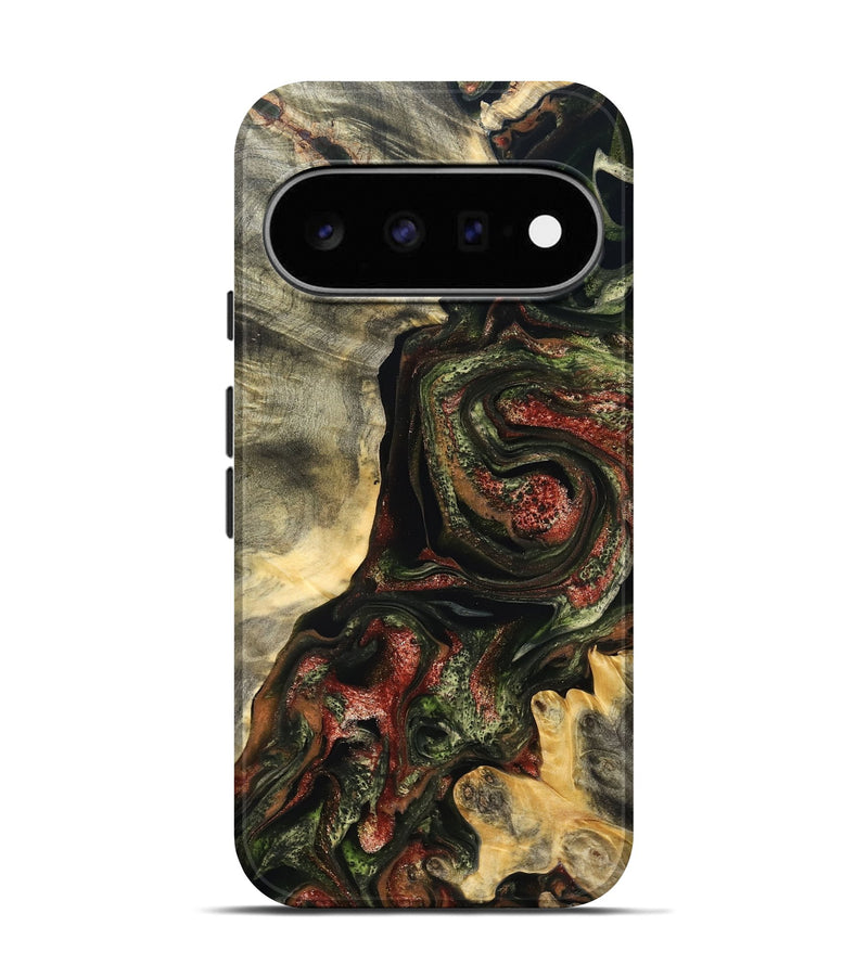 Pixel 11 Pro Wood Live Edge Phone Case - Rosario (Red, 825130)