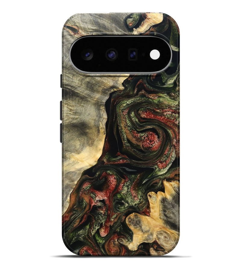 Pixel 11 Pro XL Wood Live Edge Phone Case - Rosario (Red, 825130)