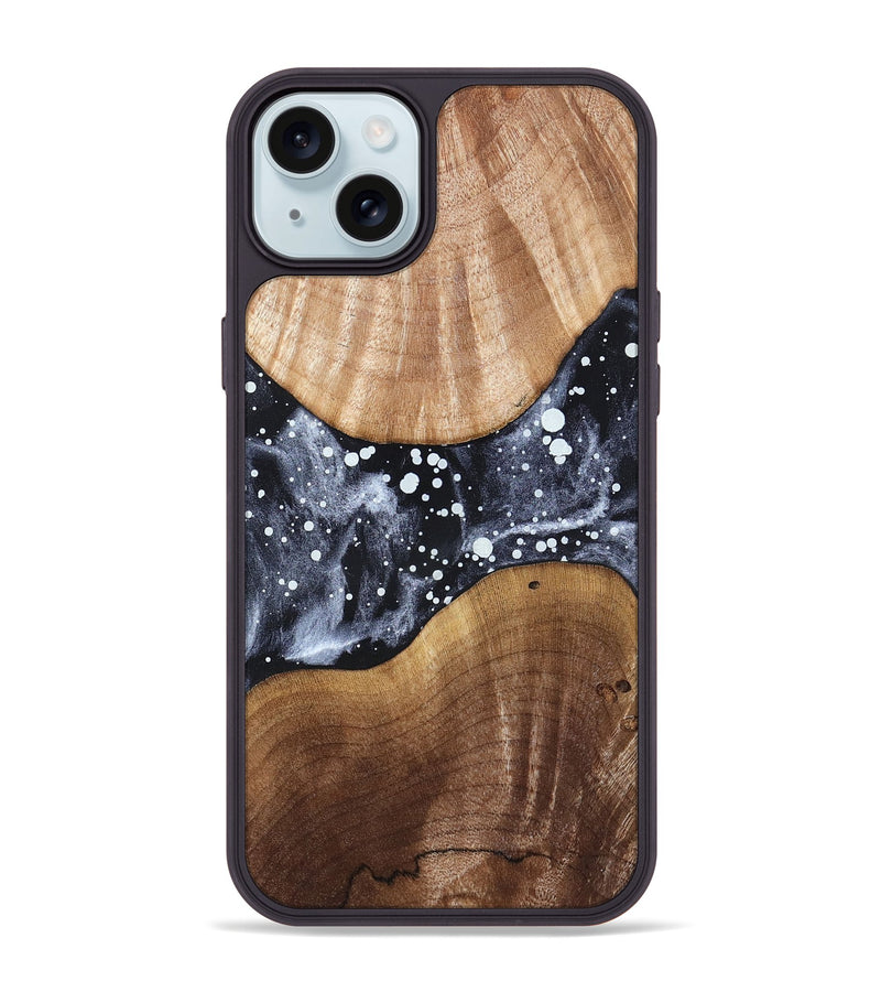 iPhone 15 Plus Wood Phone Case - Dariel (Cosmos, 825138)