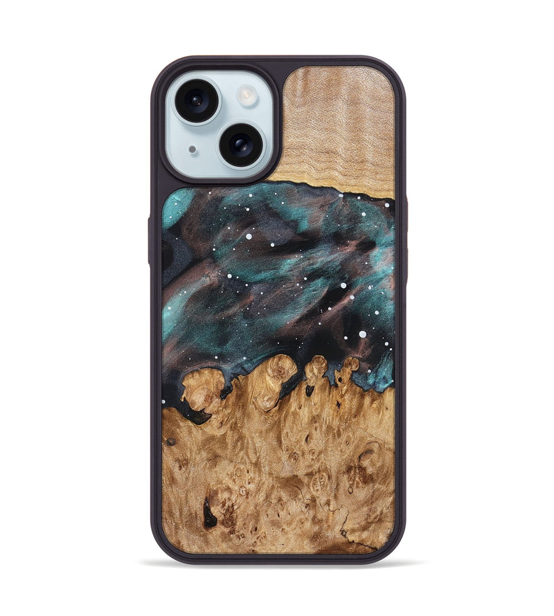 iPhone 15 Wood Phone Case - Melvin (Cosmos, 825143)